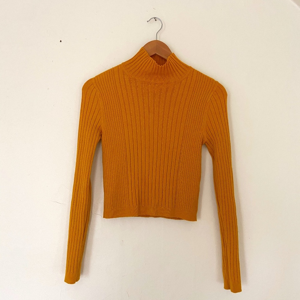 Yellow Turtle Neck